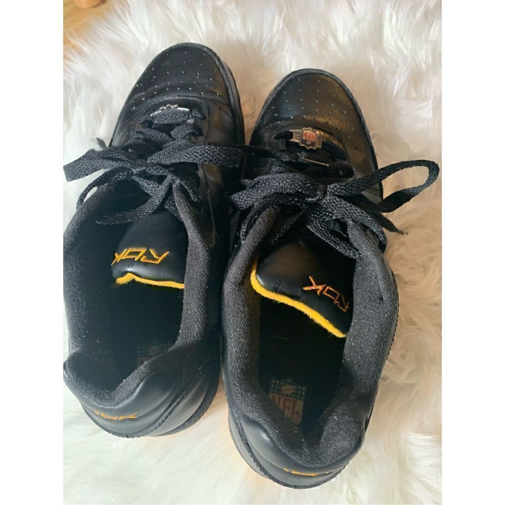 Steelers and NFL sneakers black size 10.5 men’s - Picture 3 of 6